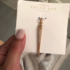 Kendra Scott rose gold charm